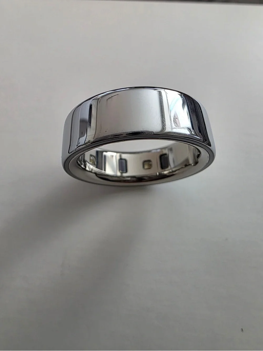 Oura Ring 4 Silver Smart Ring - Size 11